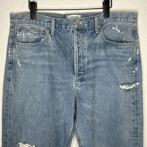 AGOLDE 90's Mid Rise Loose Fit in Fall Out Size 33 Revolve - Picture 3 of 16